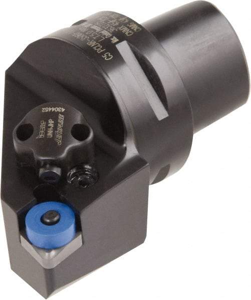 Iscar - Right Hand Cut, Size C5, Various Insert Compatiblity, External Modular Turning & Profiling Cutting Unit Head - 35mm Ctr to Cutting Edge, 60mm Head Length, Through Coolant, Series CAMFIX, Heliturn LD, JetHPLine - Americas Tooling