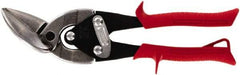 Midwest Snips - 1-1/4" Length of Cut, Left Pattern Offset Aviation Snip - 9-3/4" OAL, 18 AWG Steel Capacity - Americas Tooling