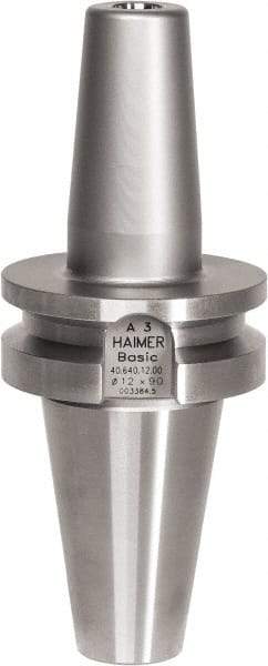 HAIMER - 3mm Hole Diam, BT40 Taper Shank Shrink Fit Tool Holder & Adapter - 3" Projection, 10mm Nose Diam, 9mm Clamping Depth, 25,000 RPM - Exact Industrial Supply