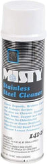 Misty - 15 fl oz Liquid Stainless Steel Cleaner & Polish - Lemon Scented, Aerosol Container - Americas Tooling