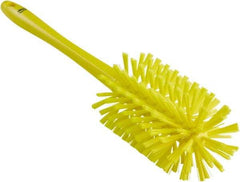 Vikan - 3-1/2" Diam Polyester Bottle Brush - 17" OAL, 6-1/4" Head Length, Polypropylene Handle - Americas Tooling