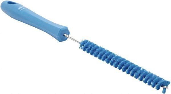 Vikan - 0.6" Diam Polyester Tube Brush - 12.2031" OAL, 6-1/2" Head Length, Polypropylene Handle - Americas Tooling