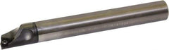 Kyocera - 22mm Min Bore Diam, 165mm OAL, 20mm Shank Diam, E(C)-SWUB(P)-A Indexable Boring Bar - 32mm Max Bore Depth, WPGT 32.., WPGW 32.., WPMT 32.., WPMW 32.. Insert, Screw Holding Method - Americas Tooling