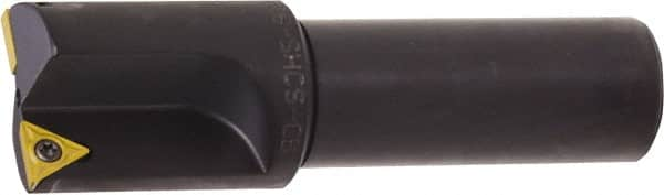 Kyocera - 0.515 Inch Diameter, Weldon Flat 3/4 Inch Shank Diameter, 1 Insert, Indexable Counterbore - 2.9 Inch Overall Length, TCMT 18151 Insert - Americas Tooling