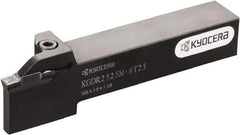 Kyocera - KGD, External, Right Hand, 10mm Max Depth of Cut, 3 to 4mm Groove Width, Indexable Grooving Tool Holder - Multiple Insert Compatibility, 25mm Shank Height, 25mm Shank Width, 150mm OAL - Americas Tooling