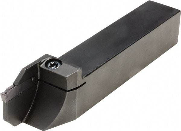 Kyocera - KGD, External, Right Hand, 30mm Max Depth of Cut, 3/32 to 0.118" Groove Width, Indexable Grooving Tool Holder - Multiple Insert Compatibility, 3/8" Shank Height, 3/8" Shank Width, 120.65mm OAL - Americas Tooling