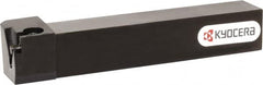 Kyocera - KGBAS, External, Left Hand, 2.5mm Max Depth of Cut, 0.013 to 0.189" Groove Width, Indexable Grooving Tool Holder - GBA32R/L.. Insert Compatibility, 25mm Shank Height, 25mm Shank Width, 150mm OAL - Americas Tooling