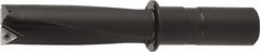 Kyocera - 1.63" Max Drill Depth, 5/8" Diam, Indexable Insert Drill - 2 Inserts, 1/2" Shank Diam, Whistle Notch Shank - Americas Tooling