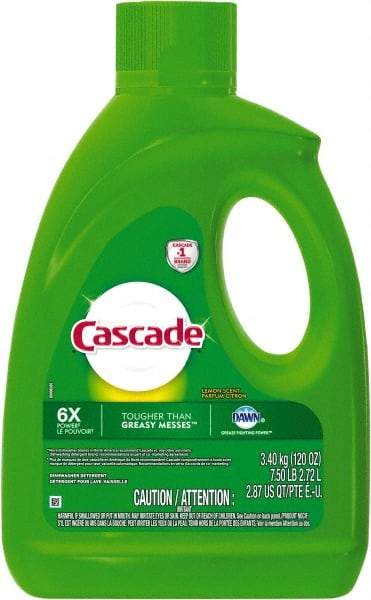 Cascade - 120 oz Bottle Automatic Dishwashing Gel - Lemon Scented - Americas Tooling