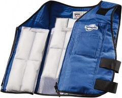 Techniche - Size 2XL, Blue Cooling Vest - Zipper Front, Nomex - Americas Tooling