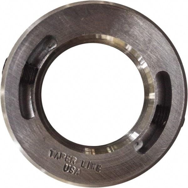 Taper Line - 1-3/4-16 Thread, Steel, One Piece Threaded Shaft Collar - 2-3/4" Outside Diam, 3/4" Wide - Americas Tooling