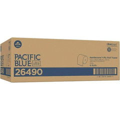 Georgia Pacific - Hard Roll of 1 Ply White Paper Towels - 7-7/8" Wide, 1,150' Roll Length - Americas Tooling