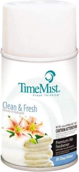 TimeMist - 6.6 oz Air Freshener Dispenser Canister Refill - Clean/Fresh, Compatible with TimeMist Metered Fragrance Dispensers - Americas Tooling