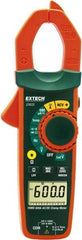 Extech - EX655, CAT III, Digital True RMS Auto Ranging Clamp Meter with 1.18" Clamp On Jaws - 750 VAC, 1000 VDC, 600 AC/DC Amps, Measures Voltage, Capacitance, Current, Frequency, Resistance, Temperature - Americas Tooling