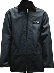 HexArmor - Size M Cut Resistant Jacket - Black, SuperFabric, Zipper Closure - Americas Tooling