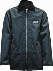 HexArmor - Size 2XL Cut Resistant Jacket - Charcoal, SuperFabric, Zipper Closure, 57 to 3/4" Chest - Americas Tooling