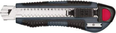 Clauss - Snap Utility Knife - 4-1/4" Blade, Plastic Handle, 8 Blades Included - Americas Tooling