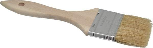 Premier Paint Roller - 1" Flat Hog Chip Brush - 1-3/4" Bristle Length, 5" Wood Dowel Handle - Americas Tooling