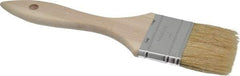 Premier Paint Roller - 2" Flat Hog Chip Brush - 1-3/4" Bristle Length, 5" Wood Dowel Handle - Americas Tooling