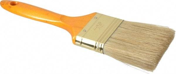 Premier Paint Roller - 2-1/2" Flat Hog Varnish Brush - 2-3/4" Bristle Length, 7" Wood Handle - Americas Tooling