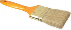 Premier Paint Roller - 2-1/2" Flat Hog Varnish Brush - 2-3/4" Bristle Length, 7" Wood Handle - Americas Tooling