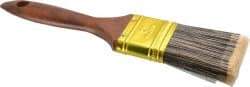 Premier Paint Roller - 2" Flat Synthetic Varnish Brush - 2-1/2" Bristle Length, 7" Wood Handle - Americas Tooling