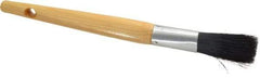 Premier Paint Roller - 3/8" Oval Hog Sash Brush - 2" Bristle Length, 6" Wood Handle - Americas Tooling