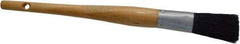 Premier Paint Roller - 5/8" Oval Hog Sash Brush - 2-1/4" Bristle Length, 6" Wood Handle - Americas Tooling