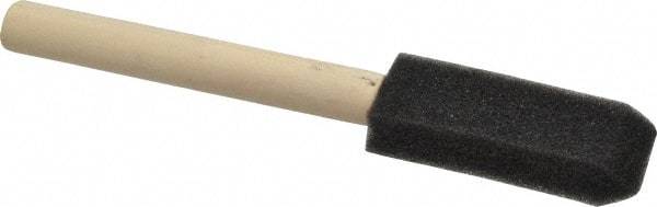 Premier Paint Roller - 1" Foam Foam Paint Brush - 2-1/2" Bristle Length, 4" Wood Handle - Americas Tooling