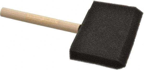 Premier Paint Roller - 4" Foam Foam Paint Brush - 2-1/2" Bristle Length, 4" Wood Handle - Americas Tooling