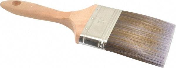 Premier Paint Roller - 4" Flat Synthetic Varnish Brush - 3-3/4" Bristle Length, 7-1/4" Wood Handle - Americas Tooling