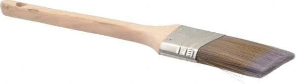 Premier Paint Roller - 2" Angled Synthetic Sash Brush - 2-3/4" Bristle Length, 9" Wood Rattail Handle - Americas Tooling