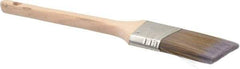 Premier Paint Roller - 2" Angled Synthetic Sash Brush - 2-3/4" Bristle Length, 9" Wood Rattail Handle - Americas Tooling