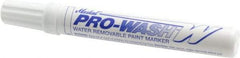 Markal - White Oil-Based Paint Marker - Fine Tip, Alcohol Base Ink - Americas Tooling