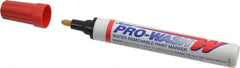 Markal - Red Oil-Based Paint Marker - Fine Tip, Alcohol Base Ink - Americas Tooling