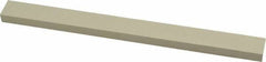 Made in USA - 800 Grit Aluminum Oxide Rectangular Polishing Stone - Super Fine Grade, 1/2" Wide x 6" Long x 1/4" Thick - Americas Tooling