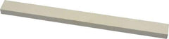 Made in USA - 900 Grit Aluminum Oxide Rectangular Polishing Stone - Super Fine Grade, 1/2" Wide x 6" Long x 1/4" Thick - Americas Tooling