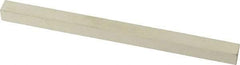 Made in USA - 900 Grit Aluminum Oxide Square Polishing Stone - Super Fine Grade, 1/4" Wide x 4" Long x 1/4" Thick - Americas Tooling