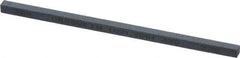 Made in USA - 320 Grit Silicon Carbide Square Polishing Stone - Extra Fine Grade, 5/32" Wide x 6" Long x 5/32" Thick - Americas Tooling