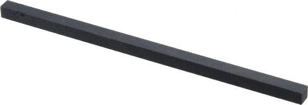 Made in USA - 320 Grit Silicon Carbide Square Polishing Stone - Extra Fine Grade, 1/4" Wide x 6" Long x 1/4" Thick - Americas Tooling