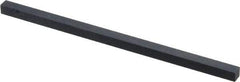 Made in USA - 320 Grit Silicon Carbide Square Polishing Stone - Extra Fine Grade, 1/4" Wide x 6" Long x 1/4" Thick - Americas Tooling