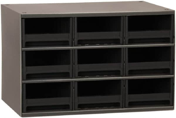 Akro-Mils - 9 Drawer, Small Parts Cabinet - 11" Deep x 17" Wide x 11" High - Americas Tooling