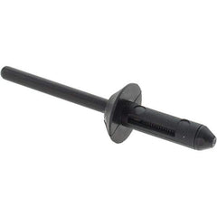 Value Collection - Nylon Multi Grip Blind Rivet - 1/16" to 11/64" Grip, 1/2" Head Diam, 1-7/8" Length Under Head, - Americas Tooling