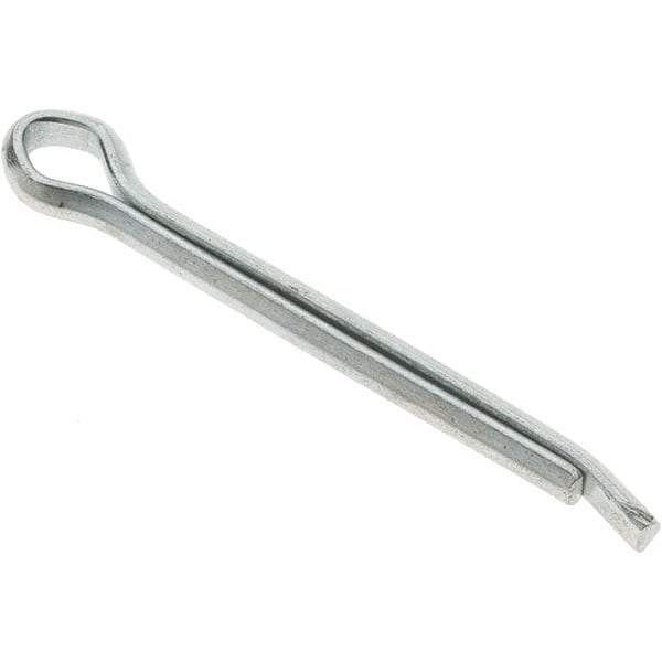 Value Collection - 5/32" Diam x 1-3/4" Long Hammerlock Cotter Pin - Grade 2, Zinc-Plated, Steel - Americas Tooling