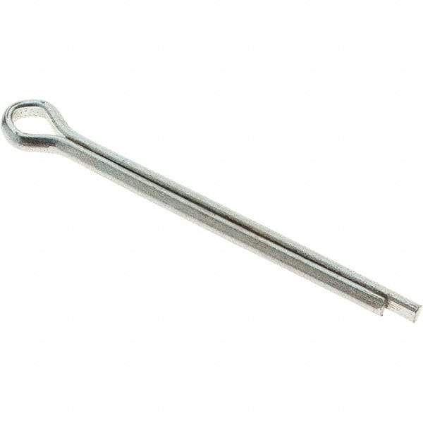 Value Collection - 5/32" Diam x 2" Long Extended Prong Cotter Pin - Grade 2, Zinc-Plated, Steel - Americas Tooling