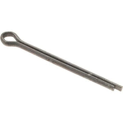 Value Collection - 5/32" Diam x 2" Long Extended Prong Cotter Pin - Grade 2, Zinc-Plated, Steel - Americas Tooling