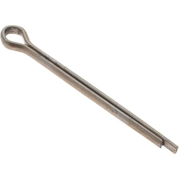 Value Collection - 7/64" Diam x 1-1/2" Long Extended Prong Cotter Pin - Grade 2, Uncoated, Steel - Americas Tooling