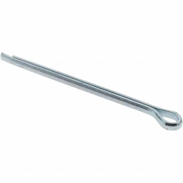 Value Collection - 7/64" Diam x 2" Long Hammerlock Cotter Pin - Grade 2, Zinc-Plated, Steel - Americas Tooling