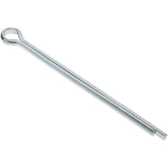 Value Collection - 5/16" Diam x 5" Long Extended Prong Cotter Pin - Grade 2, Zinc-Plated, Steel - Americas Tooling