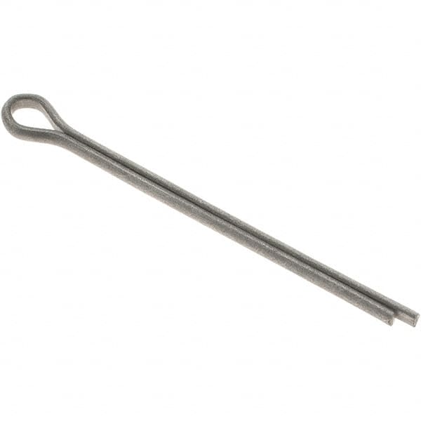 Value Collection - 3/32" Diam x 1-1/2" Long Extended Prong Cotter Pin - Grade 2, Zinc-Plated, Steel - Americas Tooling